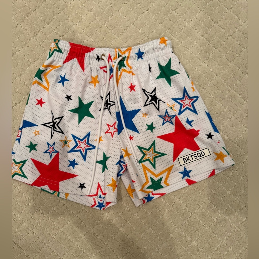 Bucketsquad Colorful Star Patterned Shorts